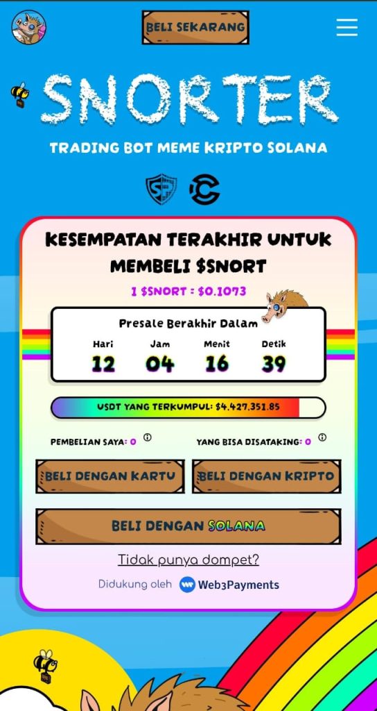 website snorter - prediksi harga snorter