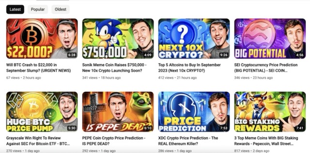 Influencer Youtube