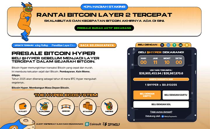 Bitcoin Hyper - crypto yang akan meledak