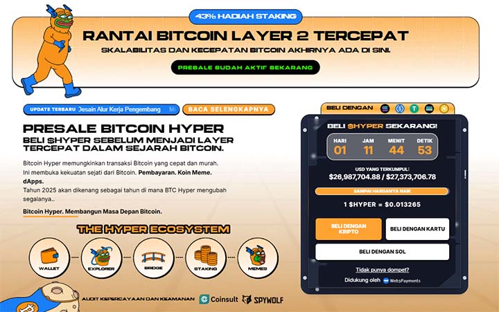 Bitcoin Hyper - coin crypto terbaru