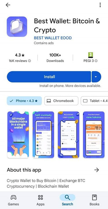 Google Play Best Wallet - crypto yang akan meledak