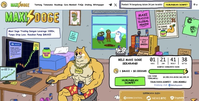 Maxi Doge - Crypto yang menjanjikan