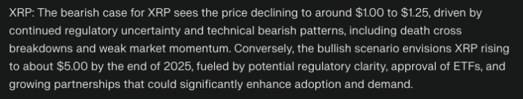 XRP - Perplexity AI