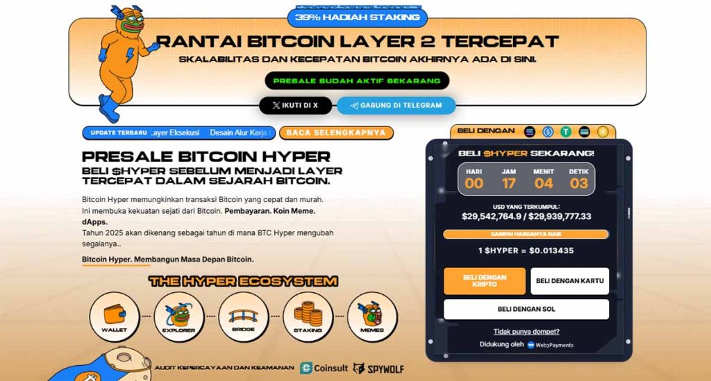 BTC Hyper - crypto terbaik untuk dibeli