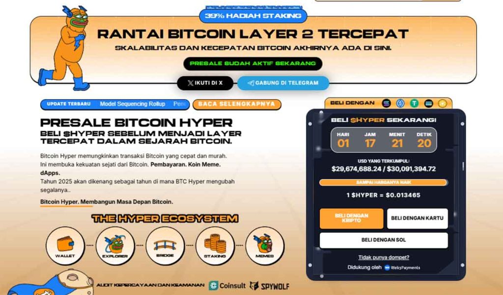bitcoin hyper - presale kripto terbaik