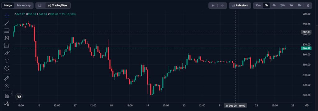 harga BNB - prediksi harga BNB