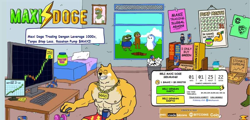 Maxi Doge - prediksi harga kripto AI