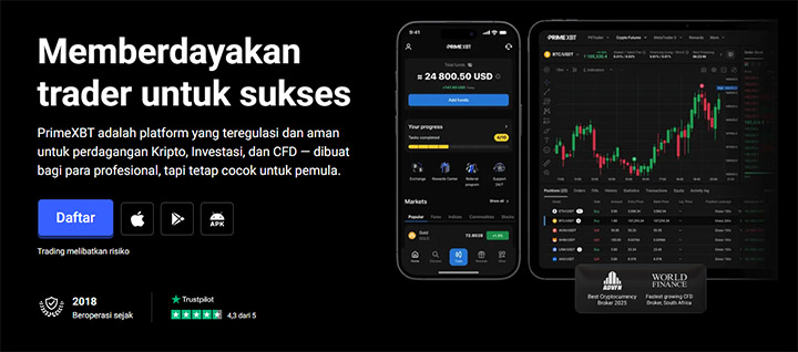 PrimeXBT bursa crypto