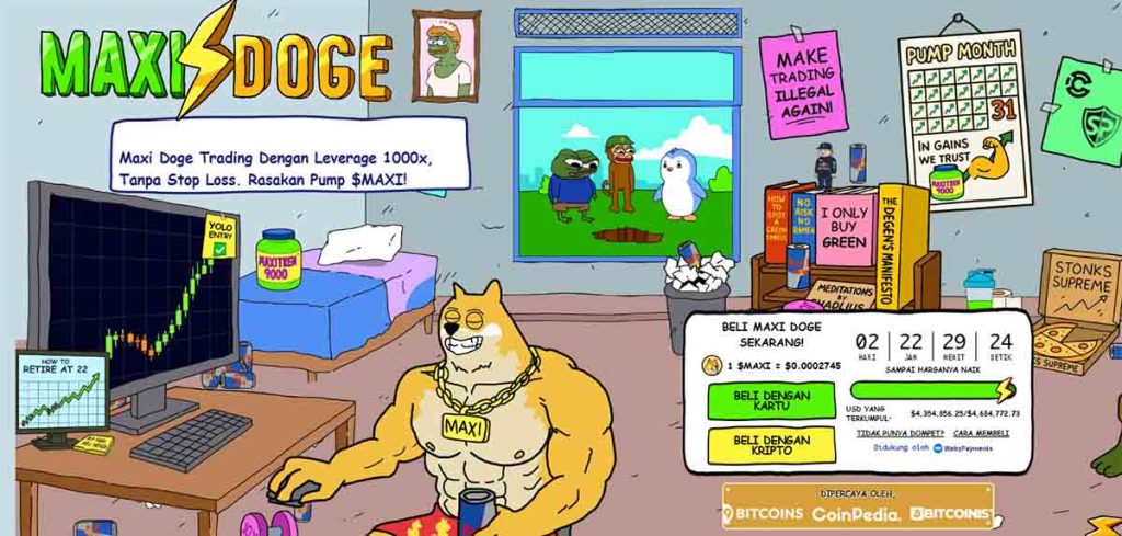 maxi doge - presale kripto terbaik