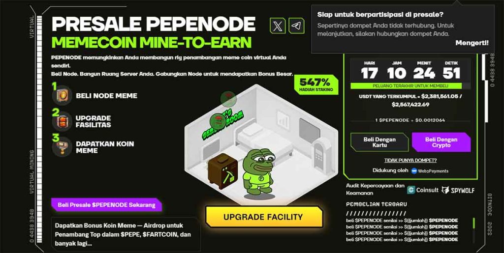 pepenode - presale kripto terbaik