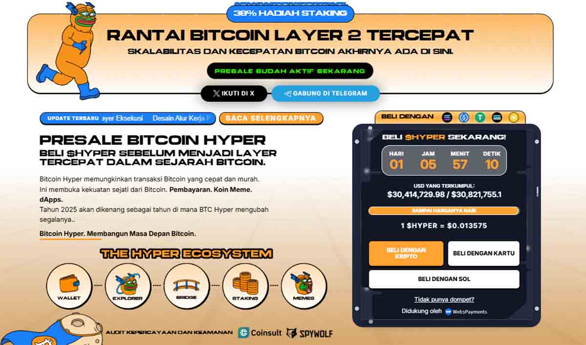 Bitcoin Hyper - kripto murah terbaik