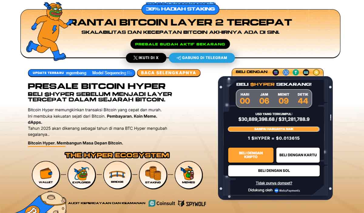 Bitcoin Hyper - presale kripto terbaik