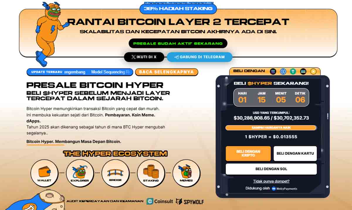 Bitcoin Hyper - crypto terbaik untuk dibeli