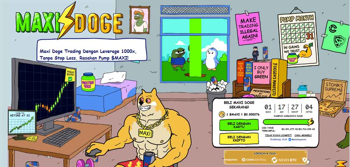 Maxi Doge - koin meme