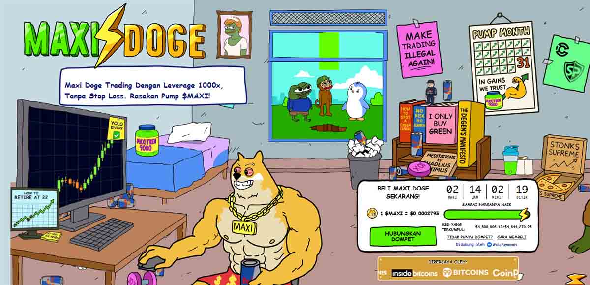 Maxi Doge - prediksi harga dogecoin