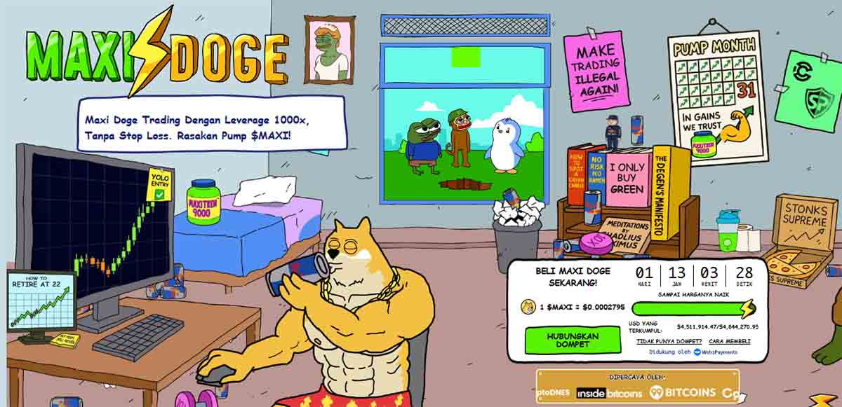 Maxi Doge - presale kripto terbaik