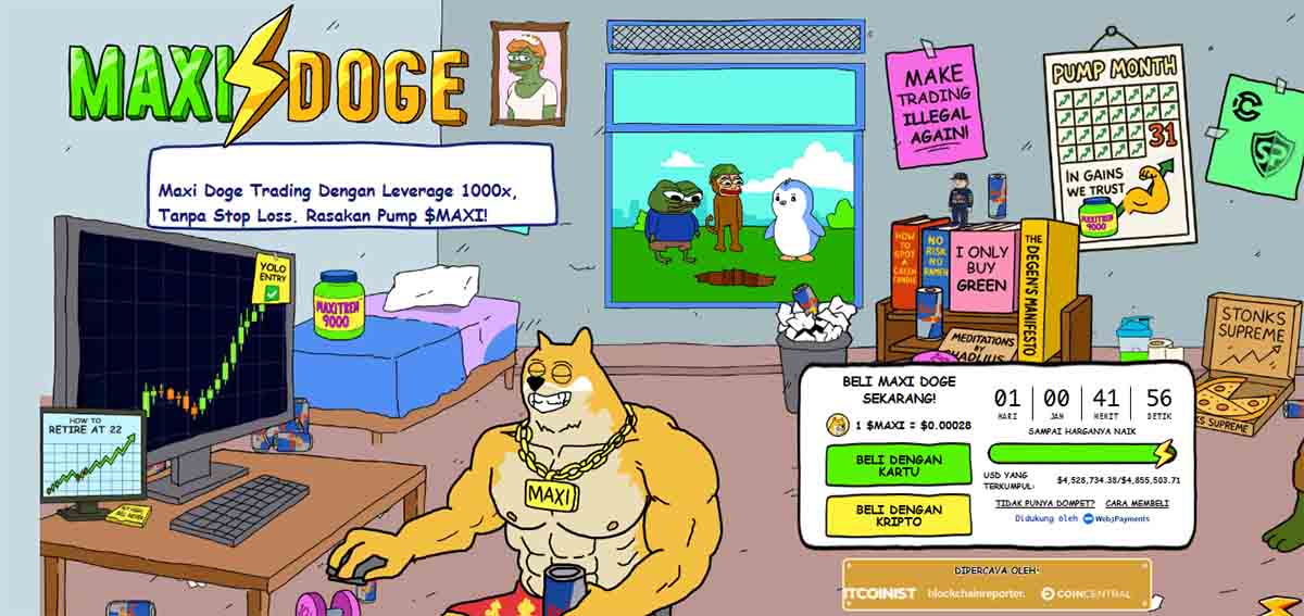 Maxi Doge - Kripto murah potensial