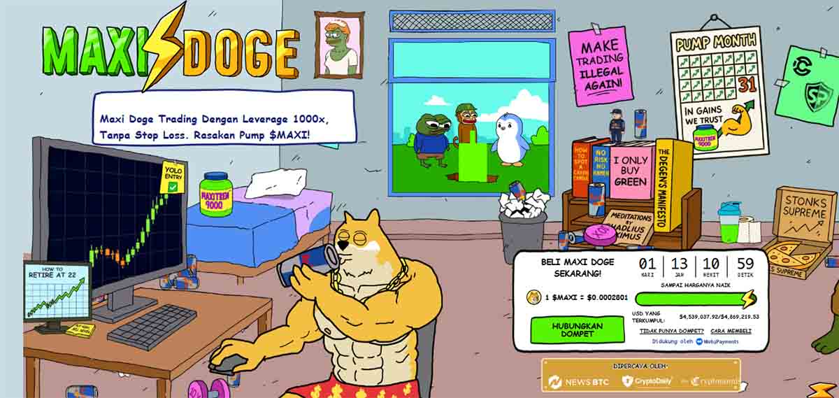 Maxi Doge - altcoin terbaik