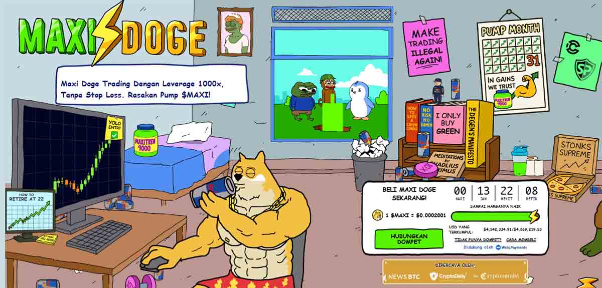 Maxi Doge - prediksi harga dogecoin