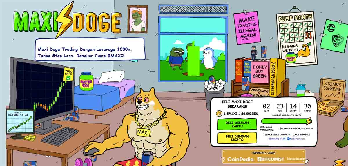 Maxi doge - prediksi harga shiba inu