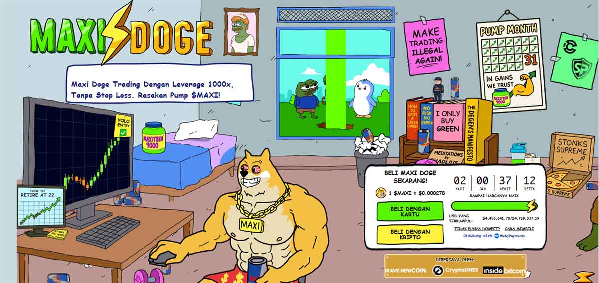 Maxi Doge - prediksi harga kripto AI