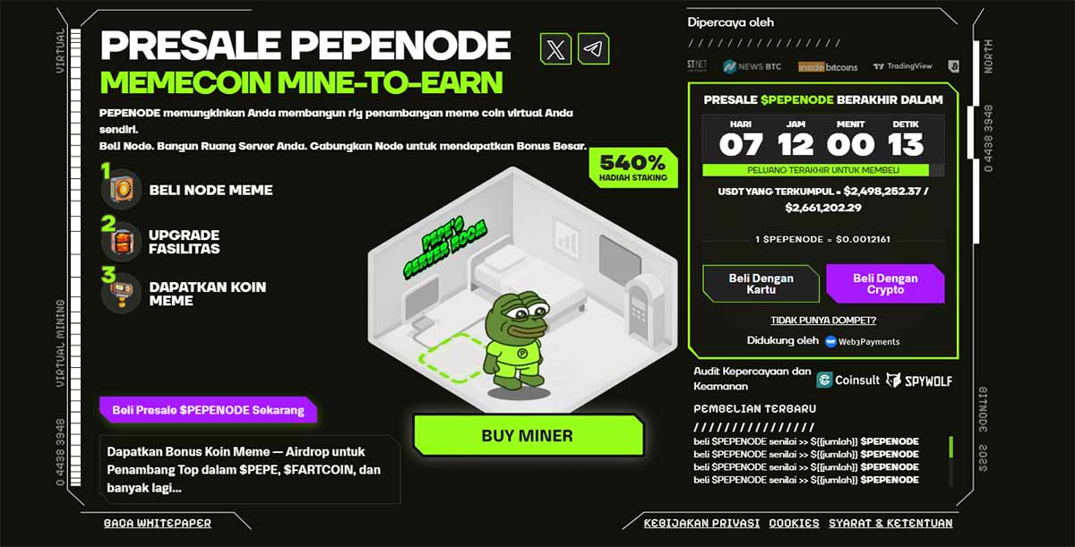 Pepenode - koin meme potensial
