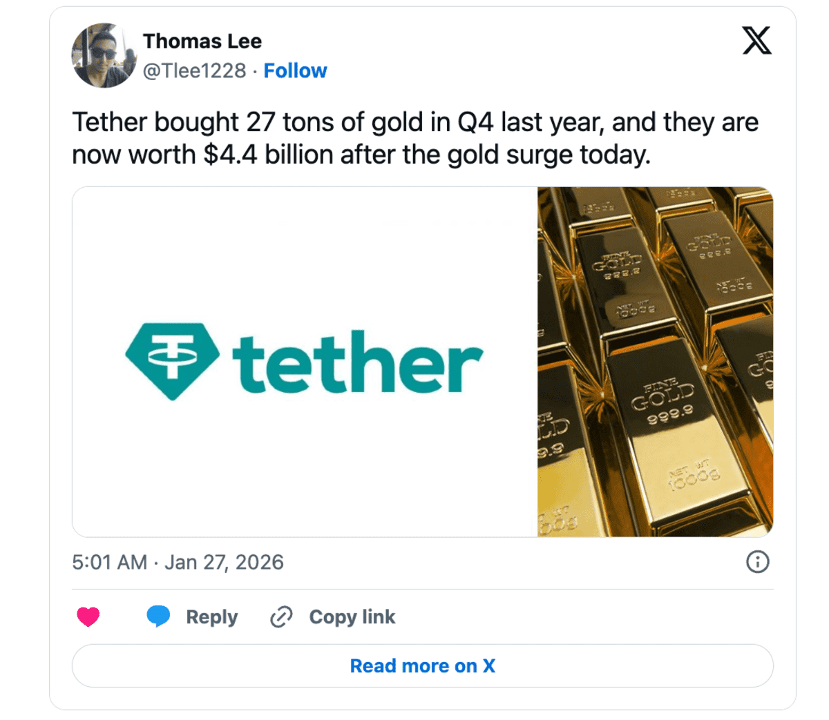 Tether - Thomas Lee