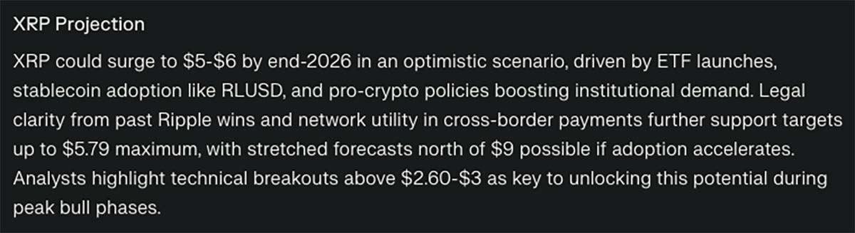 XRP AI - prediksi harga kripto AI