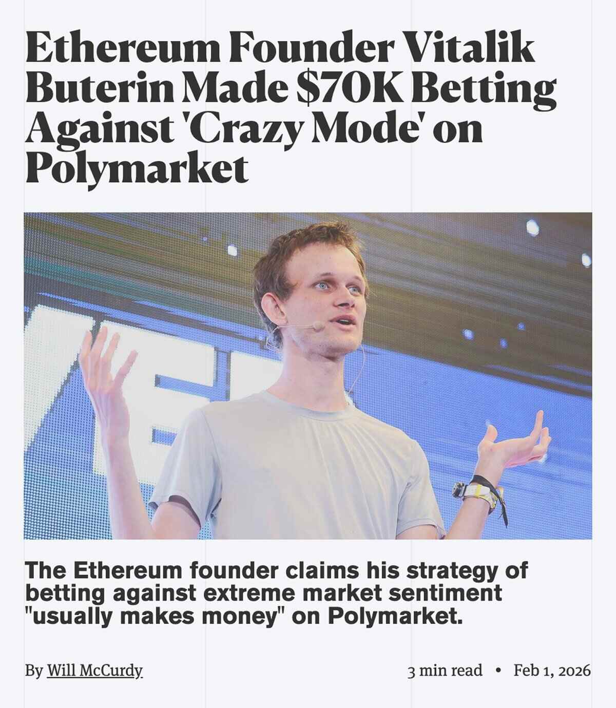 Vitalik - Polymarket