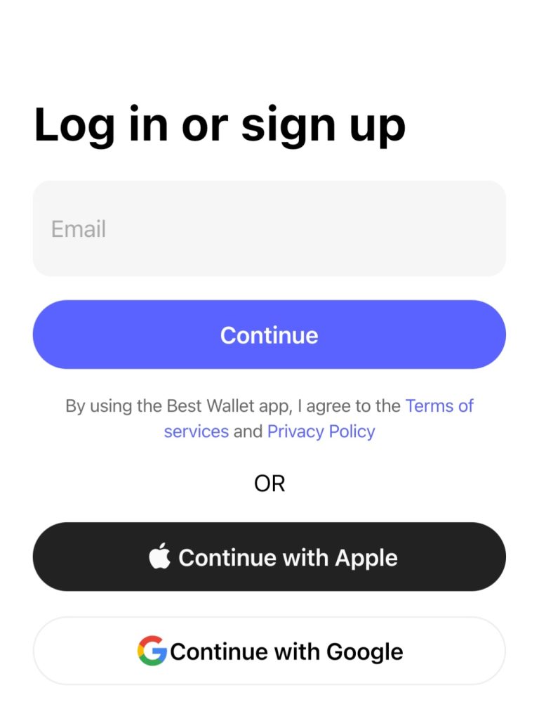 Come comprare crypto - Best Wallet