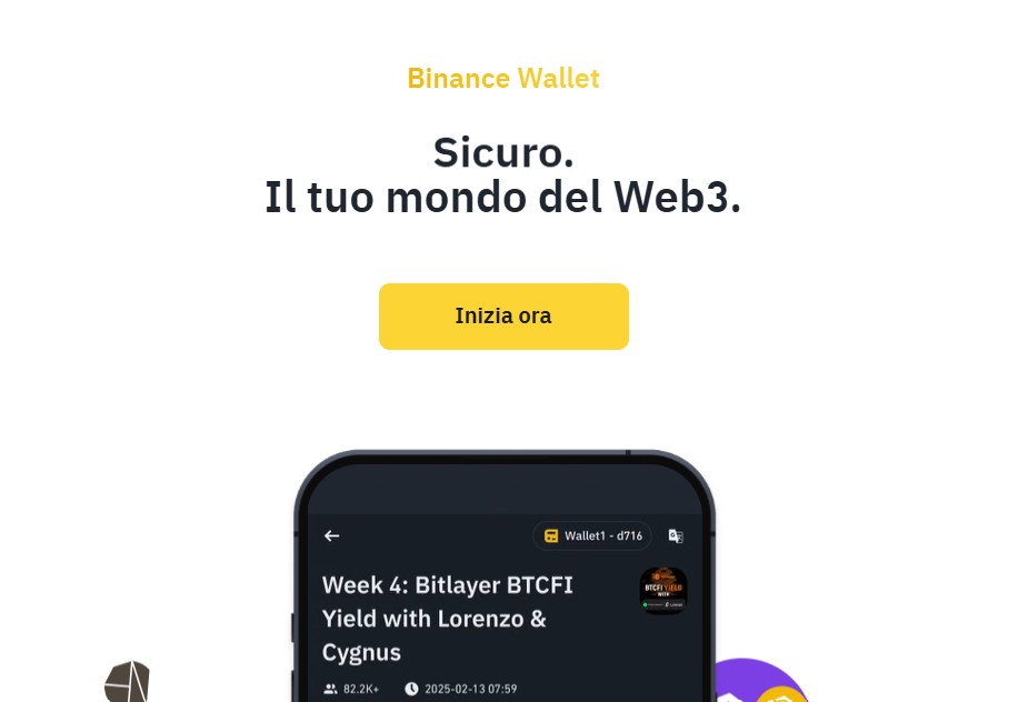 Binance Wallet Home Page