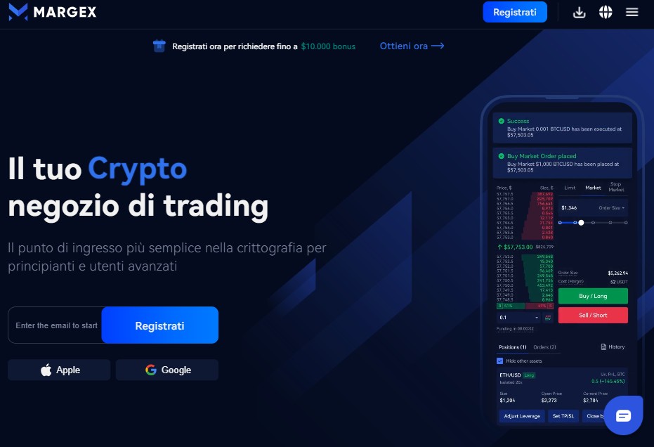 Migliori wallet web3: Margex