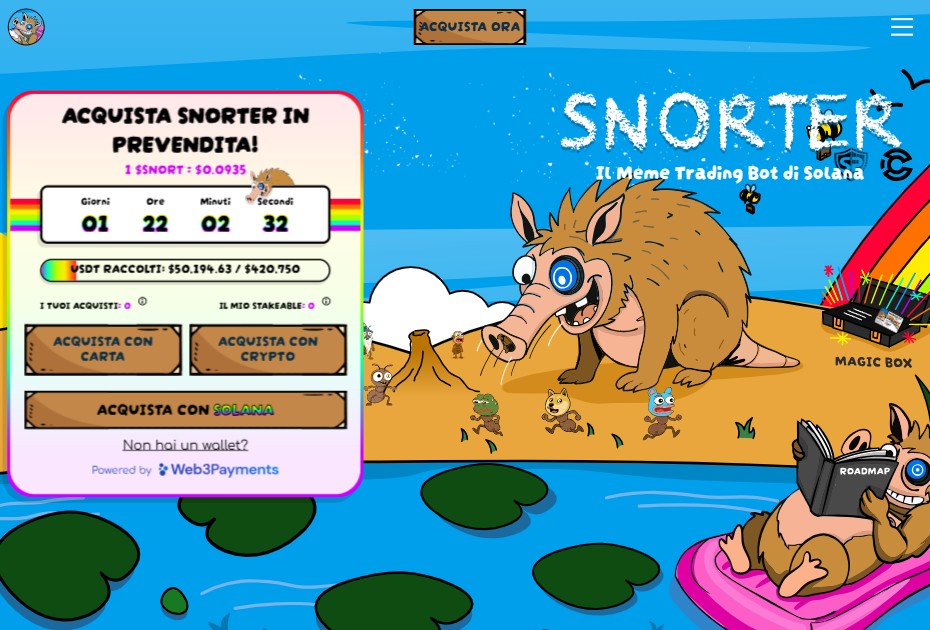 nuove criptovalute- Snorter Bot