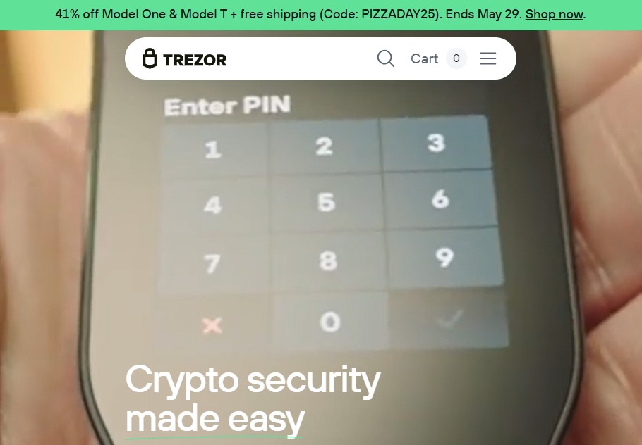 Migliori Wallet Web3 - Trezor Home Page