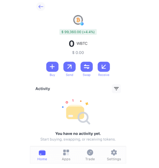 Best Wallet configura nuovo wallet