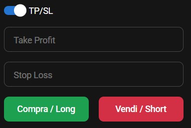 Imposta TP e SL su PrimeXBT