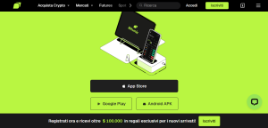 App mobile di Bitunix con Trading View integrato