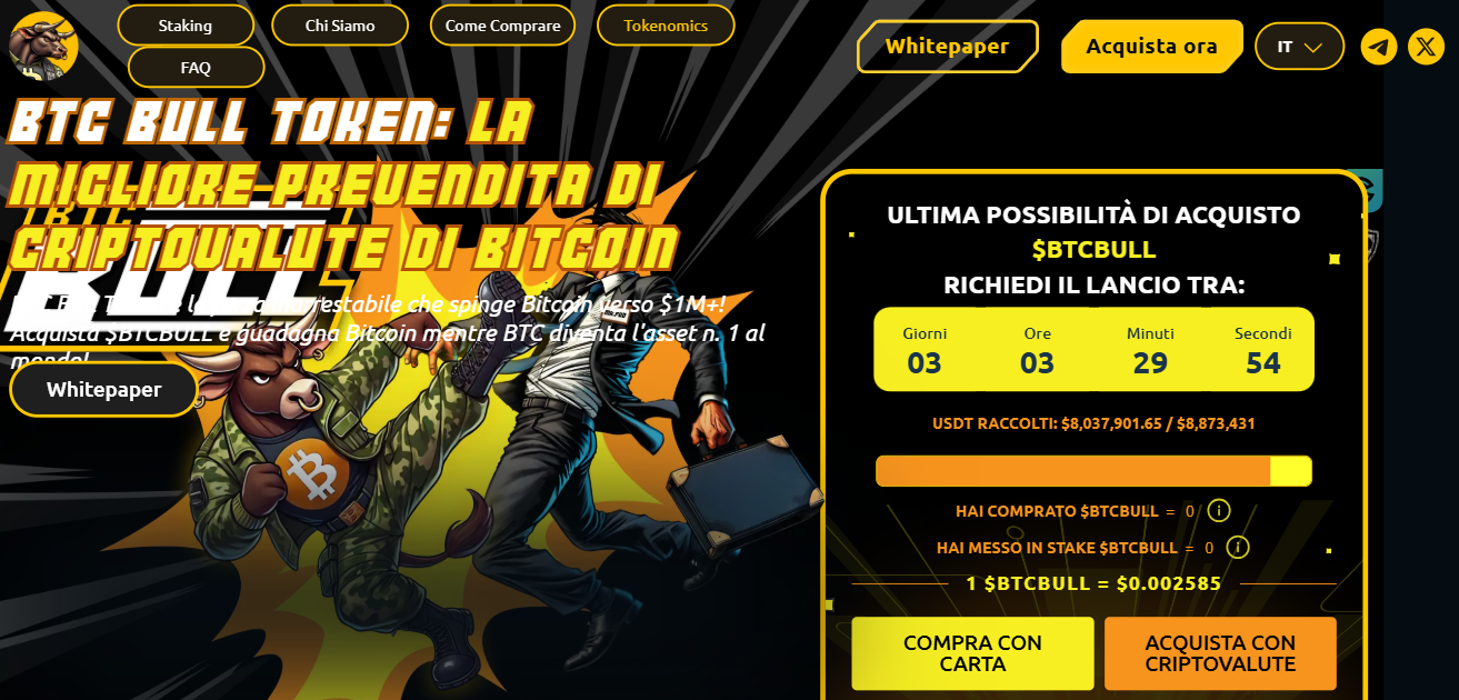BTC Bull home page