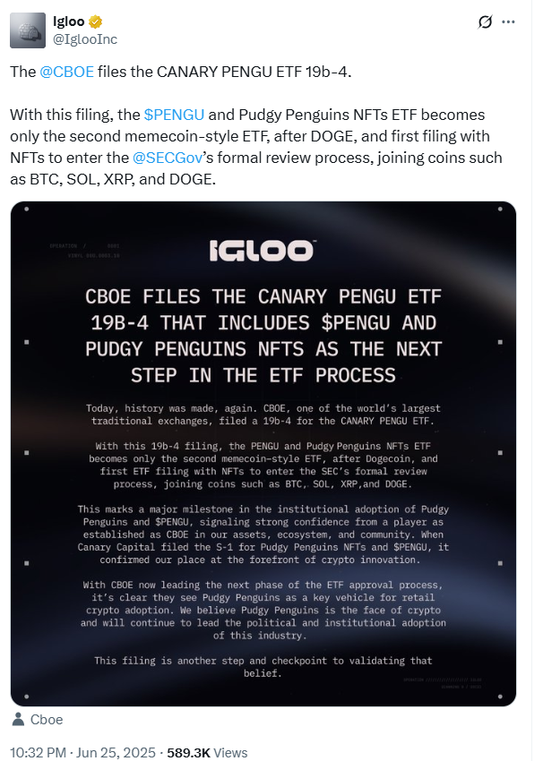 Post X -Igloo Cboe Markets