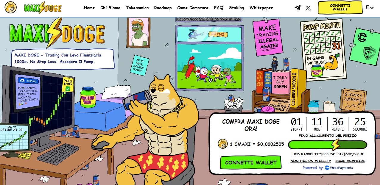 Maxi Doge Home Page