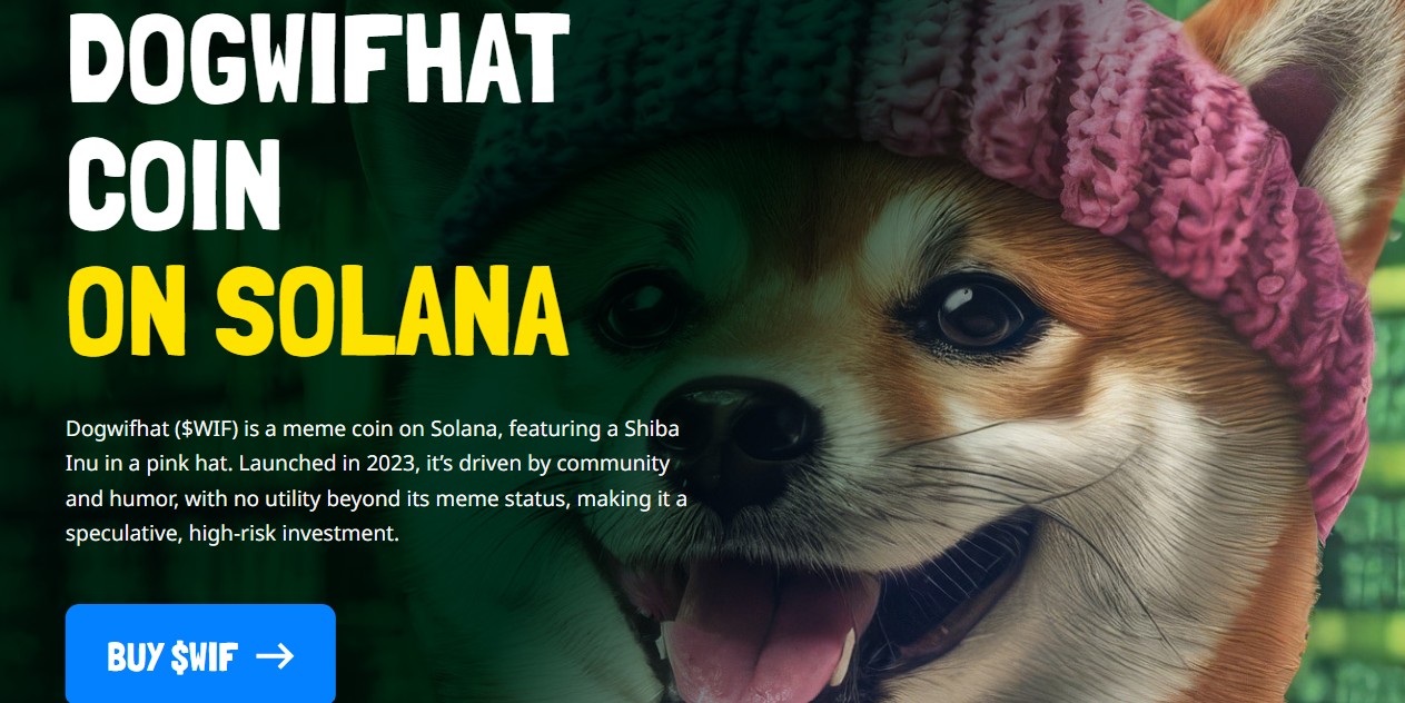 Dogwifhat - Migliori Meme Coin Solana
