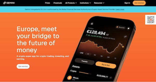 Gemini homepage