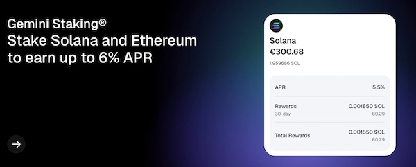 Staking su Gemini