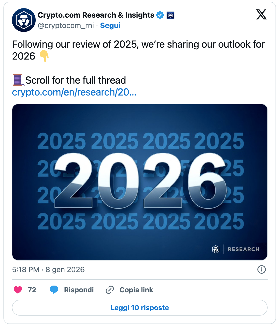 Crypto.com potenzia il programma referral: più ricompense in CRO per il  2026 - IT