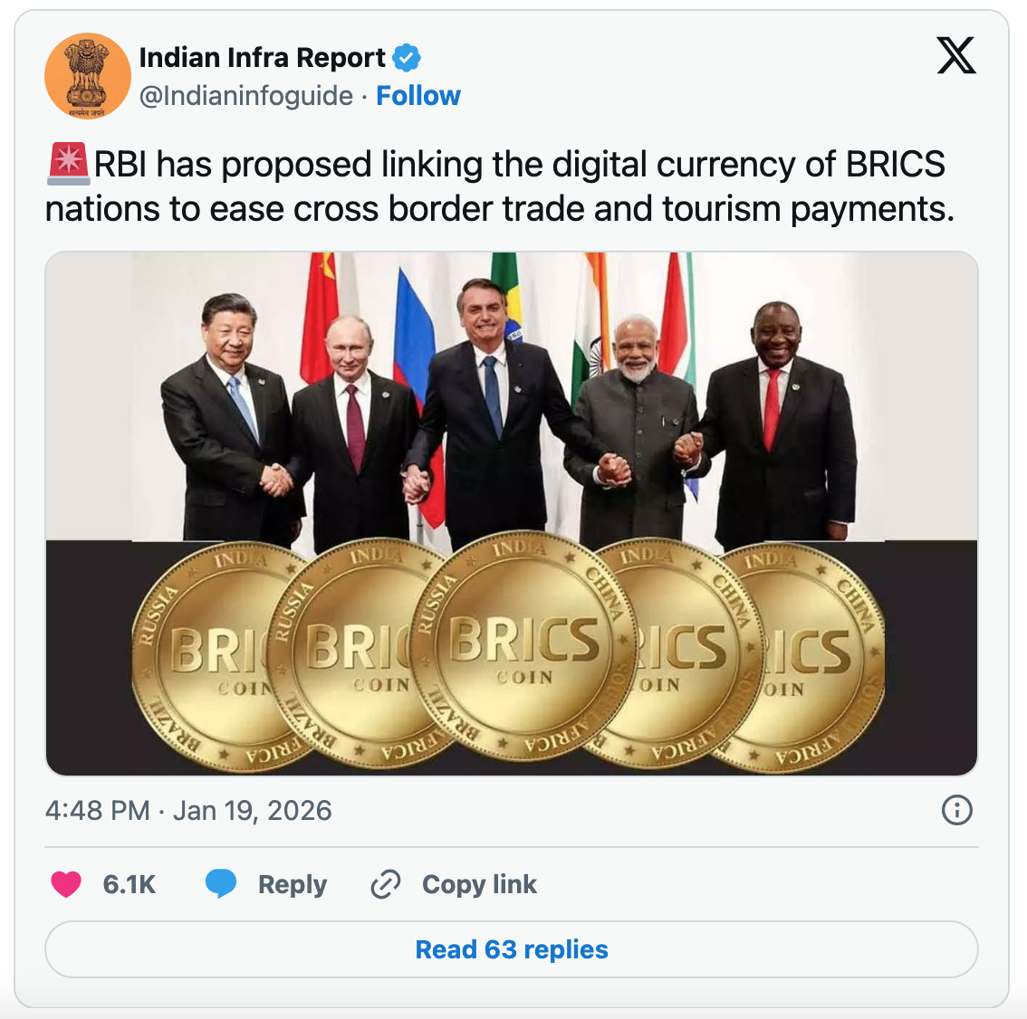 x post BRICS