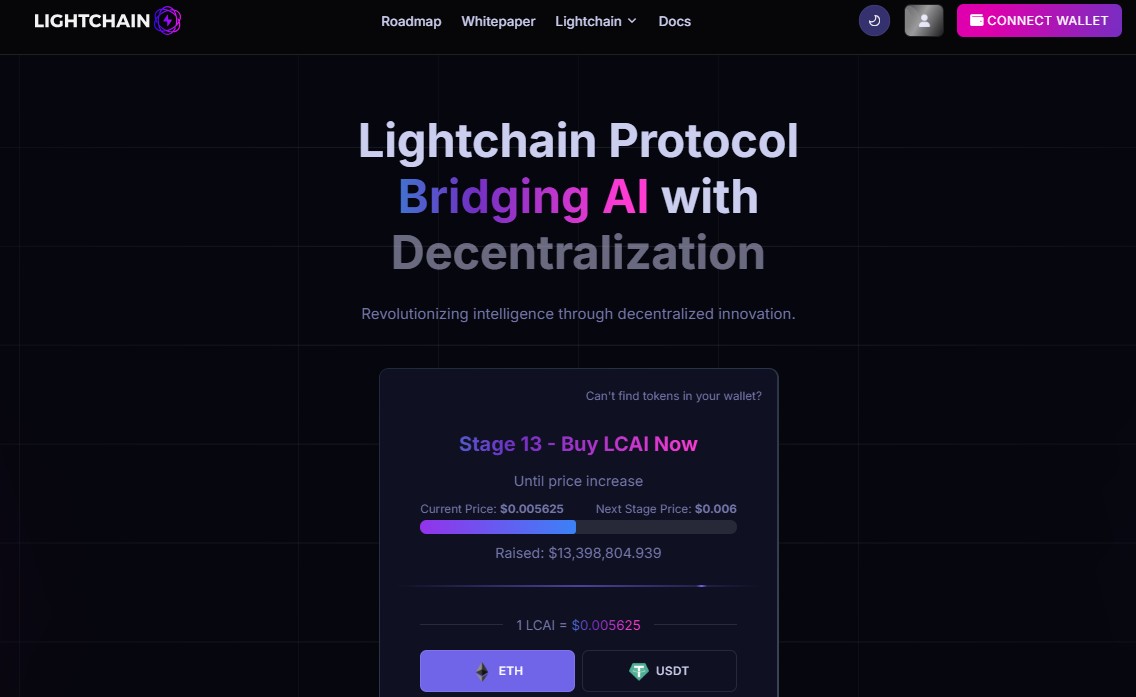 lightchain ai crypto presale