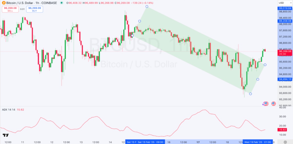 BTC Price Chart, possible peak?