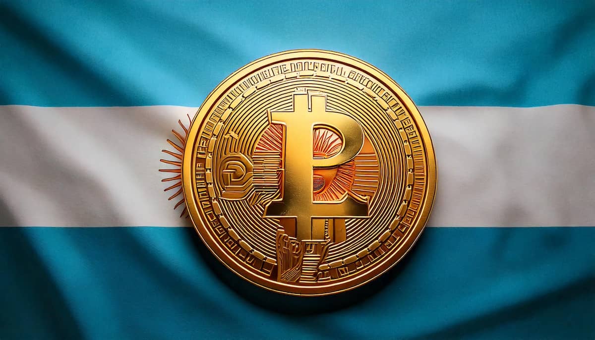 アルゼンチンの国旗と仮想通貨