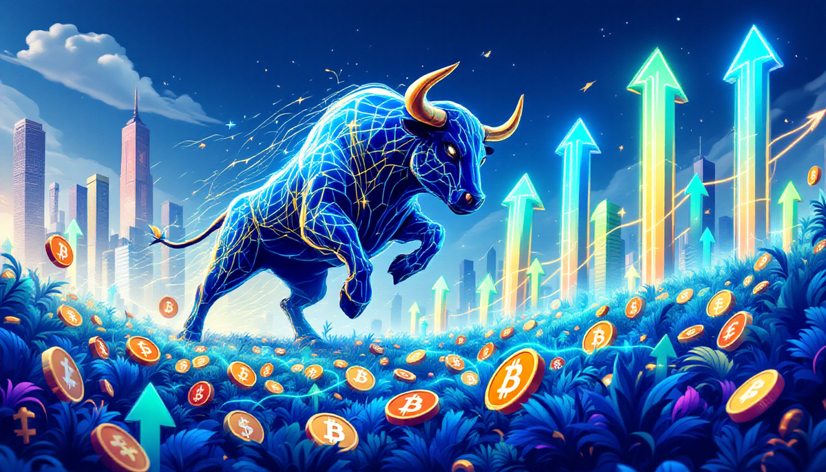 ビットコイン下落相場でチャートを分析する投資家とアルトコイン