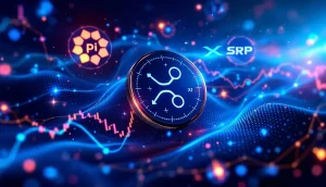 今週注目すべきアルトコイン Pi Network, XRP, Sui, Solaxy の動向を示す未来的なイメージ